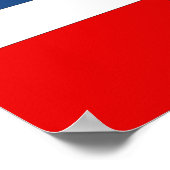 Markering Dominicaanse Republiek Poster (Hoek)