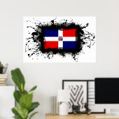 Markering Dominicaanse Republiek Poster (Thuiskantoor)