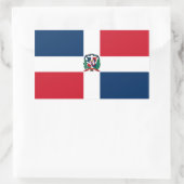 Markering Dominicaanse Republiek Rechthoekige Sticker (Tas)