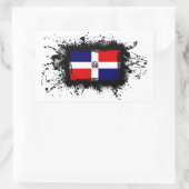 Markering Dominicaanse Republiek Rechthoekige Sticker (Tas)