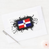 Markering Dominicaanse Republiek Rechthoekige Sticker (Envelop)