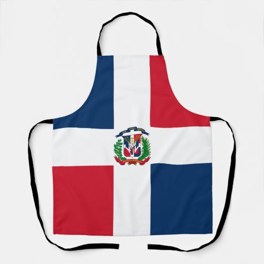 Markering Dominicaanse Republiek Schort (Voorkant)