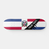 Markering Dominicaanse Republiek Skateboard (Horizontaal)