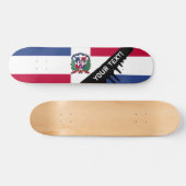 Markering Dominicaanse Republiek Skateboard (Horizontaal)