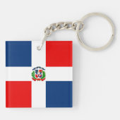 Markering Dominicaanse Republiek Sleutelhanger (Achterkant)
