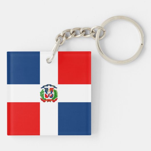 Markering Dominicaanse Republiek Sleutelhanger (Achterkant)