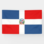 Markering Dominicaanse Republiek Spandoek (Horizontaal)
