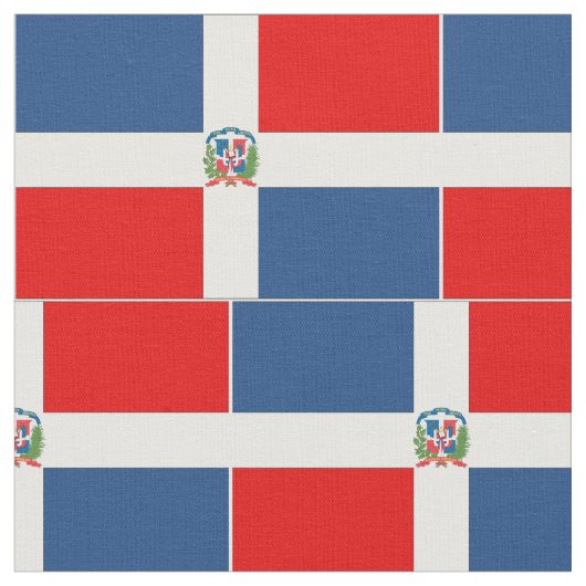Markering Dominicaanse Republiek Stof (Close Up)