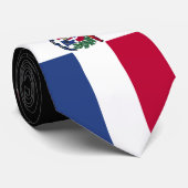 Markering Dominicaanse Republiek Stropdas (Opgerold)