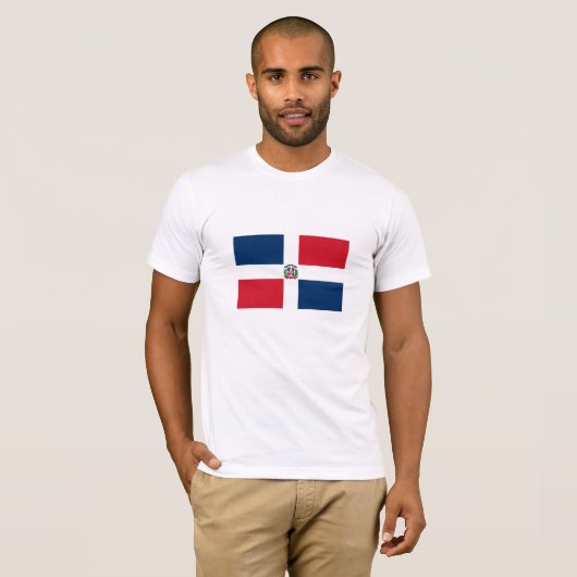 Markering Dominicaanse Republiek T-shirt (Voorkant volledig)