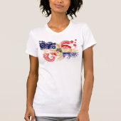 Markering Dominicaanse Republiek T-shirt (Voorkant)