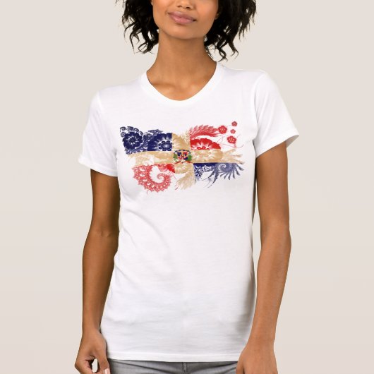 Markering Dominicaanse Republiek T-shirt (Voorkant)