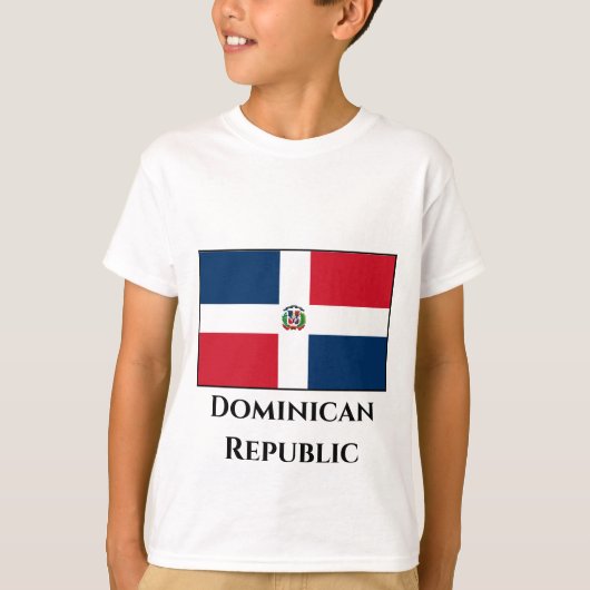 Markering Dominicaanse Republiek T-shirt (Voorkant)