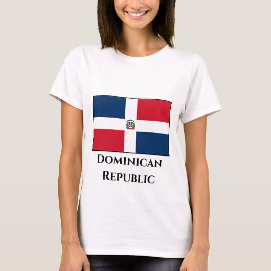 Markering Dominicaanse Republiek T-shirt (Voorkant)