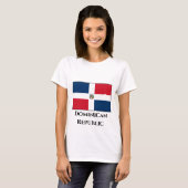 Markering Dominicaanse Republiek T-shirt (Voorkant volledig)