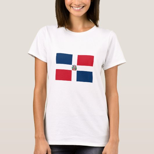 Markering Dominicaanse Republiek T-shirt (Voorkant)