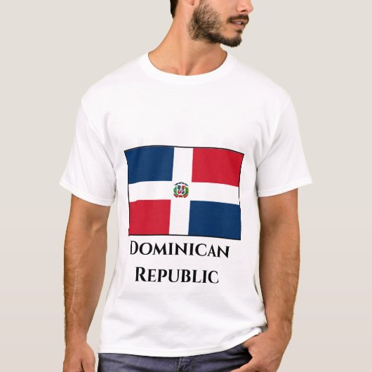 Markering Dominicaanse Republiek T-shirt (Voorkant)