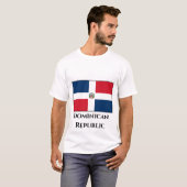 Markering Dominicaanse Republiek T-shirt (Voorkant volledig)