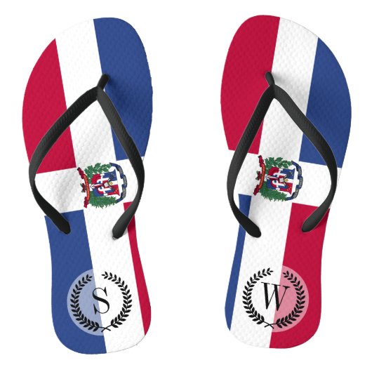 Markering Dominicaanse Republiek Teenslippers (Voetbed)