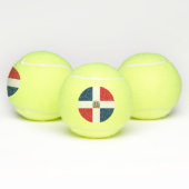 Markering Dominicaanse Republiek Tennisballen (Multi)
