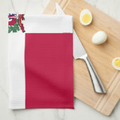 Markering Dominicaanse Republiek Theedoek (Quarter Fold)
