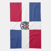 Markering Dominicaanse Republiek Theedoek (Verticaal)