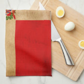 Markering Dominicaanse Republiek Theedoek (Quarter Fold)