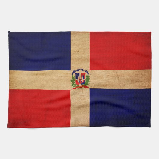 Markering Dominicaanse Republiek Theedoek (Horizontaal)