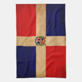 Markering Dominicaanse Republiek Theedoek (Verticaal)