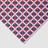 Markering Dominicaanse Republiek Tissuepapier (Detail)