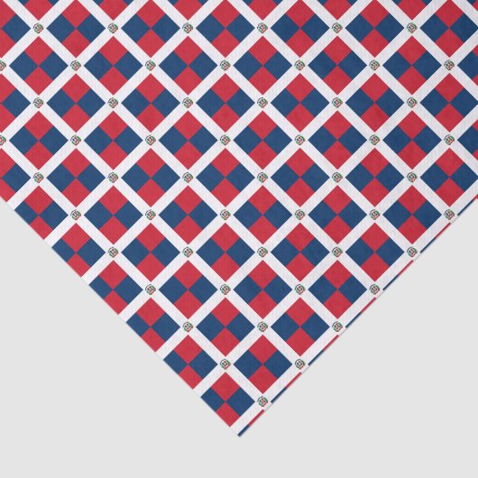 Markering Dominicaanse Republiek Tissuepapier (Detail)