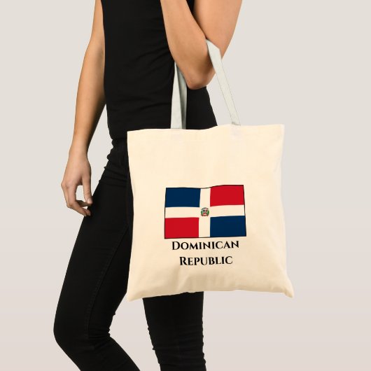 Markering Dominicaanse Republiek Tote Bag (Voorkant (product))