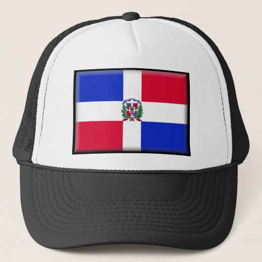Markering Dominicaanse Republiek Trucker Pet (Voorkant)