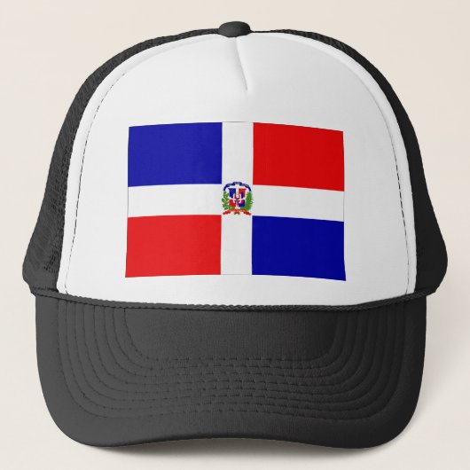 Markering Dominicaanse Republiek Trucker Pet (Voorkant)