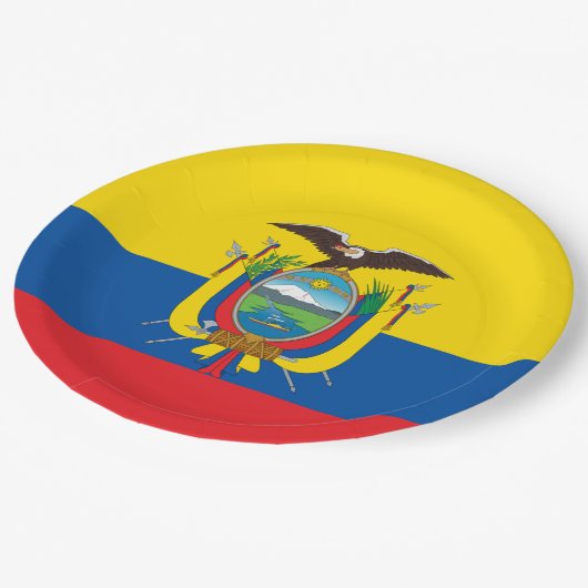Markering: Ecuador Papieren Bordje (Gekanteld)