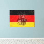 Markering en symbolen van Duitsland ID152 Canvas Afdruk (Insitu (Houten vloer))