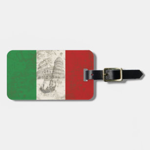 Markering en symbolen van Italië ID157 Bagagelabel