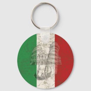 Markering en symbolen van Italië ID157 Sleutelhanger