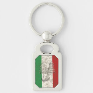 Markering en symbolen van Italië ID157 Sleutelhanger