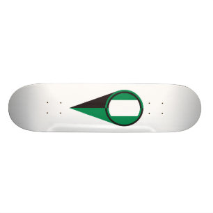 Markering locatie Nigeria-aanwijzer toewijzen Persoonlijk Skateboard