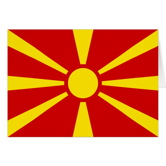 Markering Macedonië (Voorkant Horizontaal)