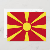Markering Macedonië Briefkaart (Voorkant / Achterkant)