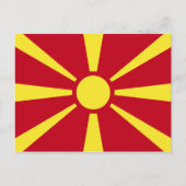 Markering Macedonië Briefkaart (Voorkant)