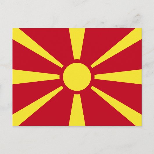 Markering Macedonië Briefkaart (Voorkant)