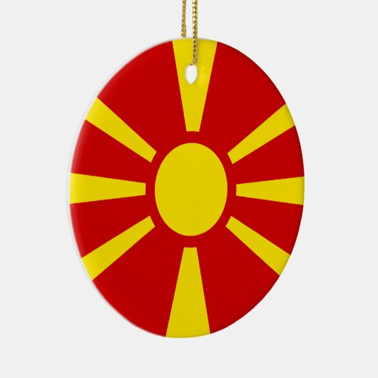 Markering Macedonië Keramisch Ornament (Rechts)
