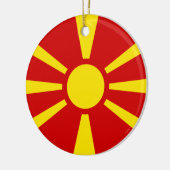 Markering Macedonië Keramisch Ornament (Links)