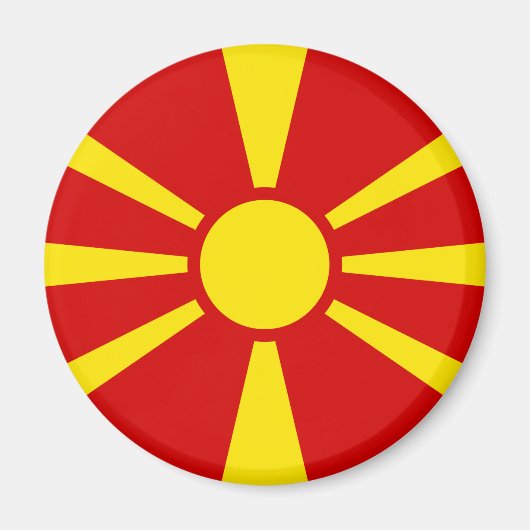 Markering Macedonië Magneet (Voorkant)