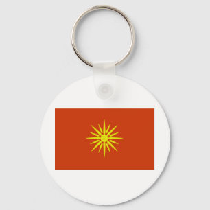 Markering Macedonië Sleutelhanger
