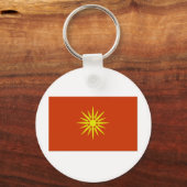 Markering Macedonië Sleutelhanger (Voorkant)