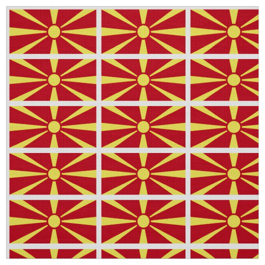 Markering Macedonië Stof (Swatch)
